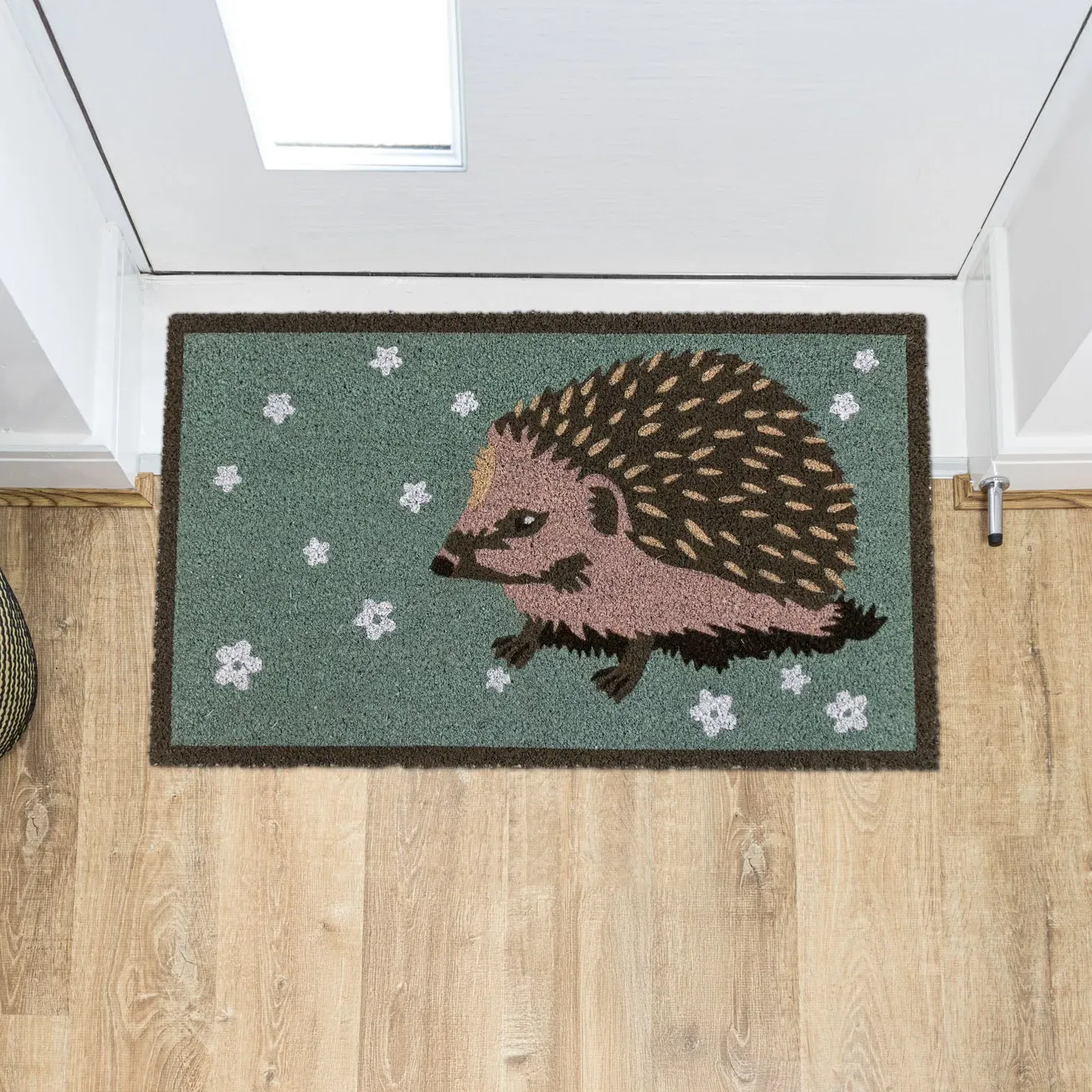 Hedgehog Eco-Friendly Latex Backed Coir Entrance Doormat product