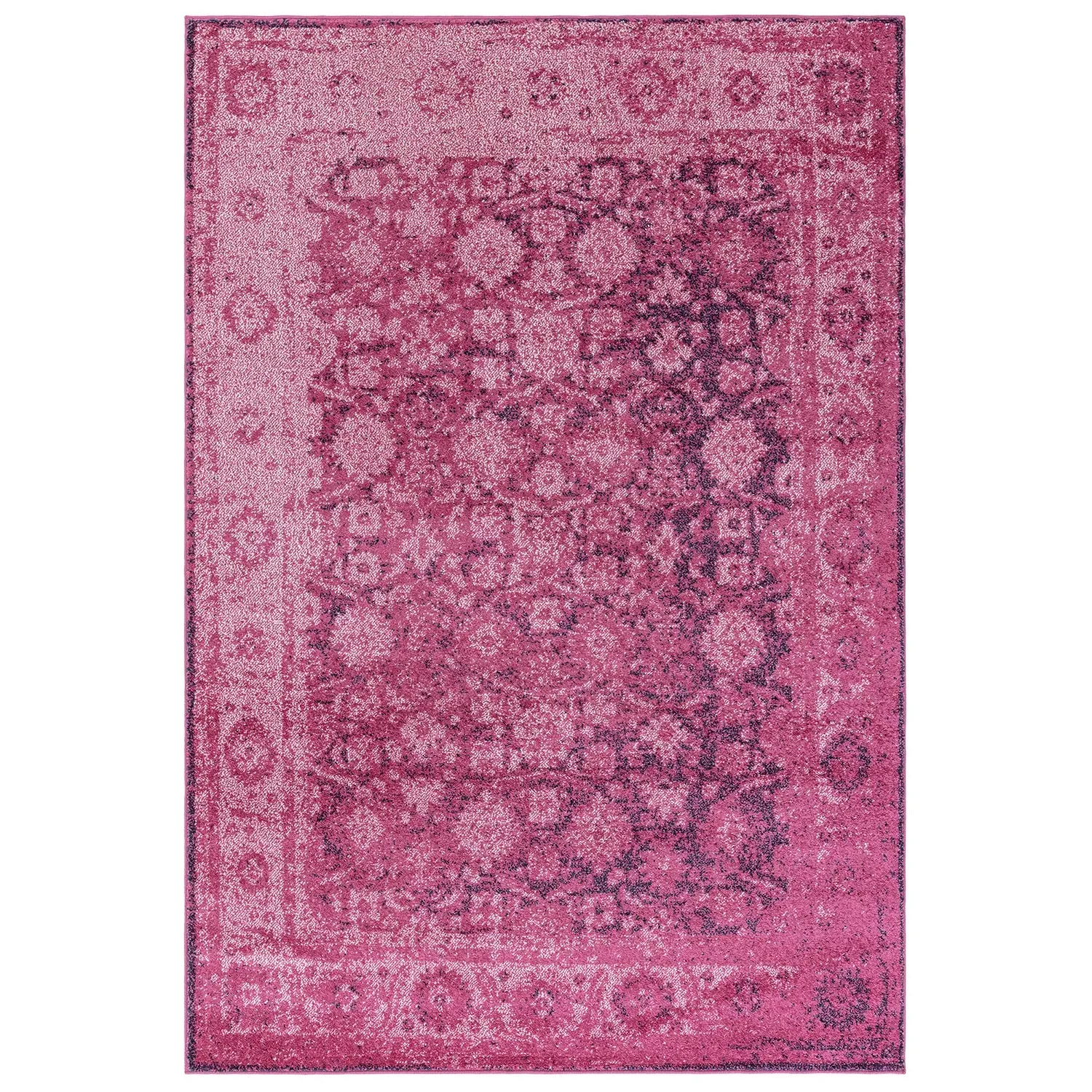 Heritage Rug with Vibrant Design - Pink image