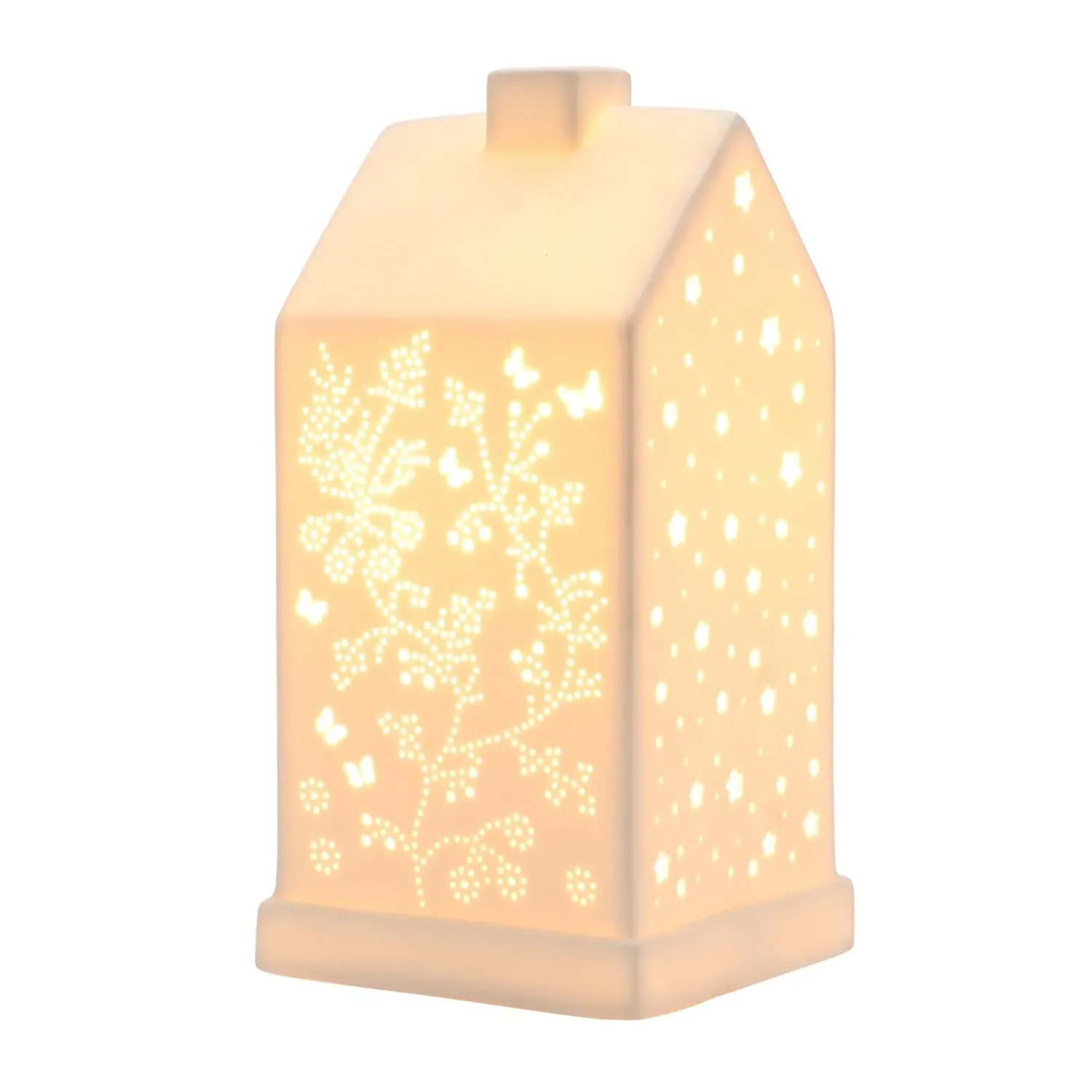 Hestia Butterfly House Ceramic Table Lamp - White product