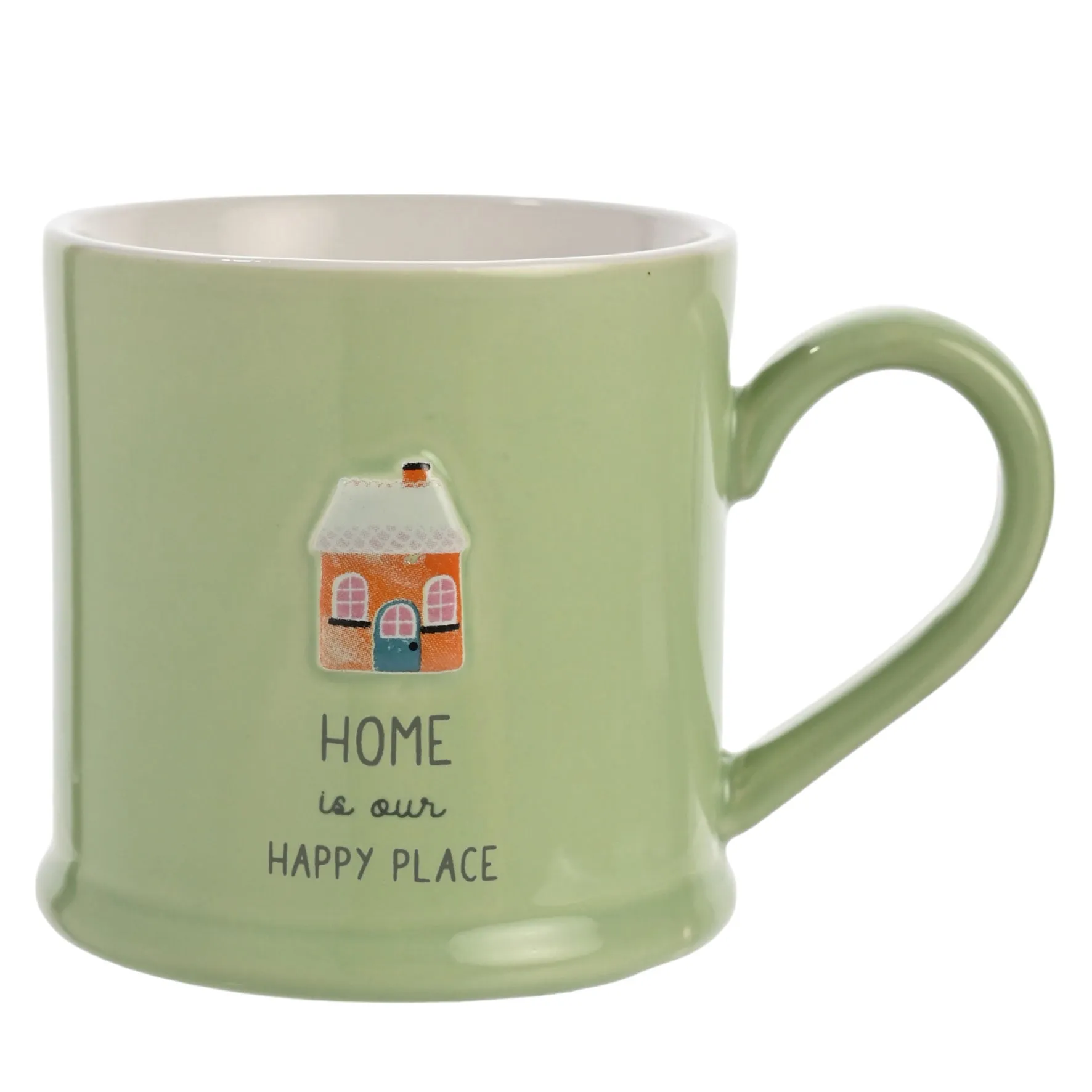Home Embossed Mug - Green product