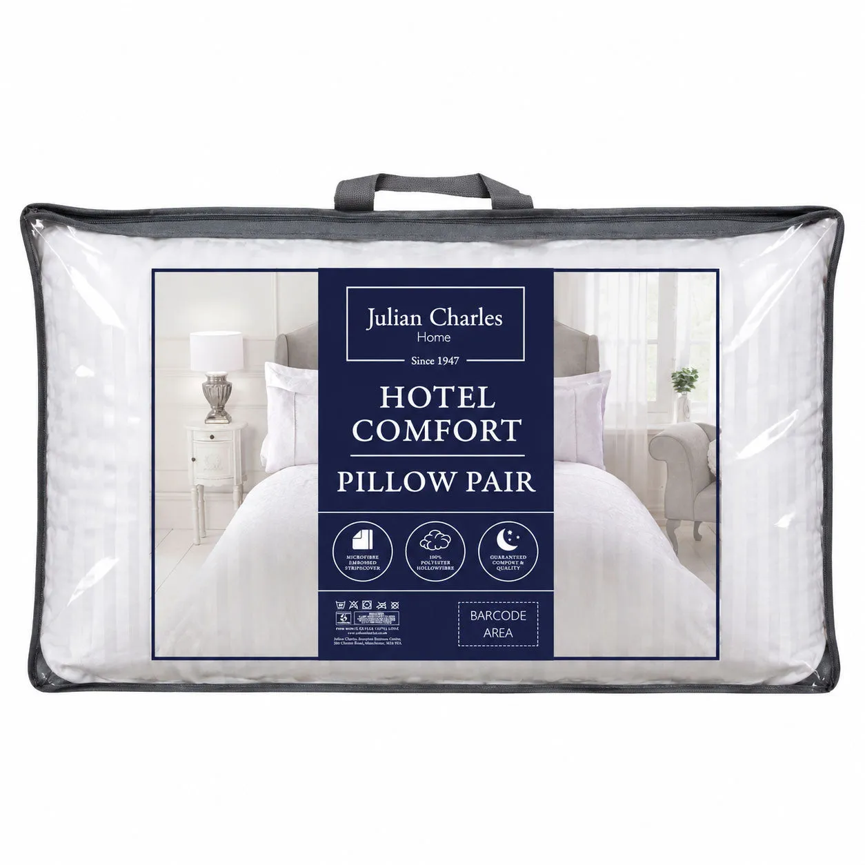 Hotel Collection Comfort Pillow Pair - White by Julian Charles
