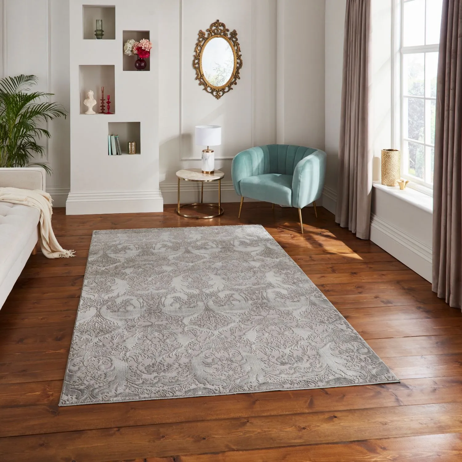 Imperial Area Rug - Slate, Polyester