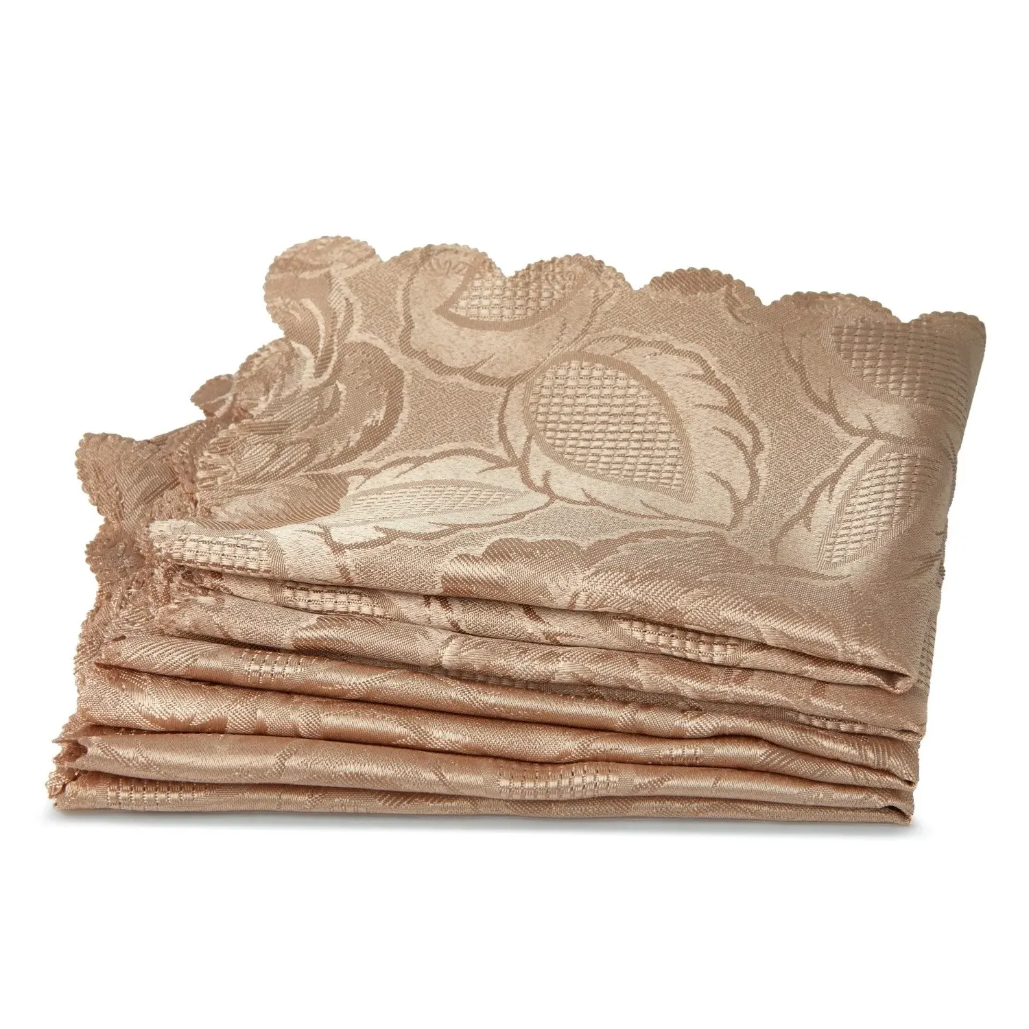 Jacquard Napkin Set of 4 - Brown, Polyester image