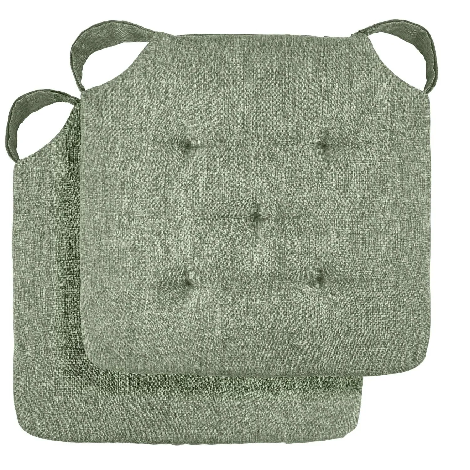 Jardin Waterproof Indoor Outdoor Seat Pad Pair - Green product