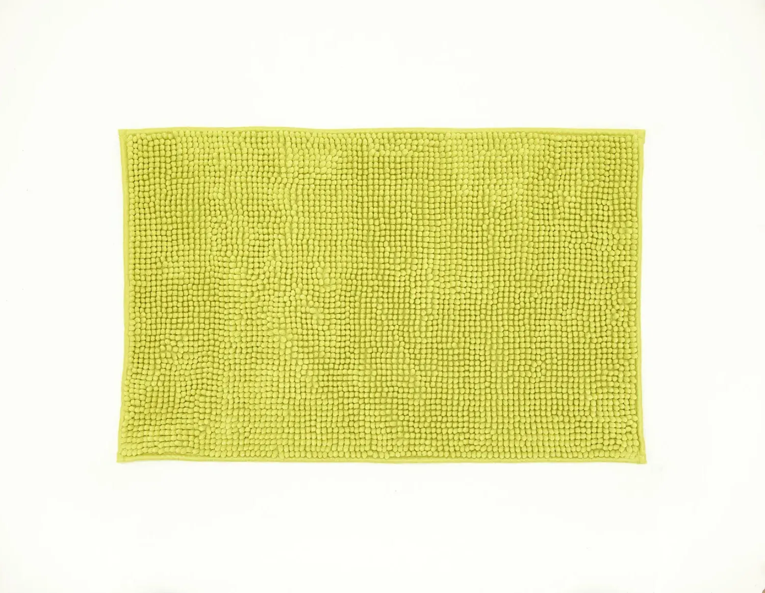 Kaleidoscope Bath Mat - Lime Green, Cotton image
