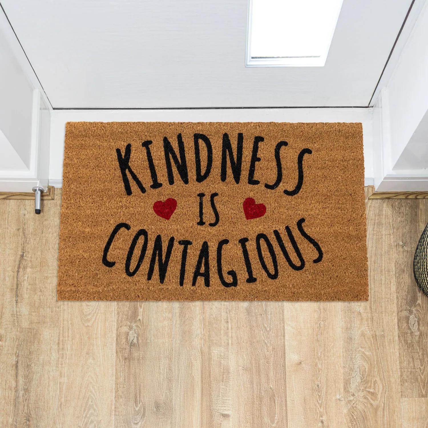 Kindness Latex Backed Coir Entrance Doormat - Brown product