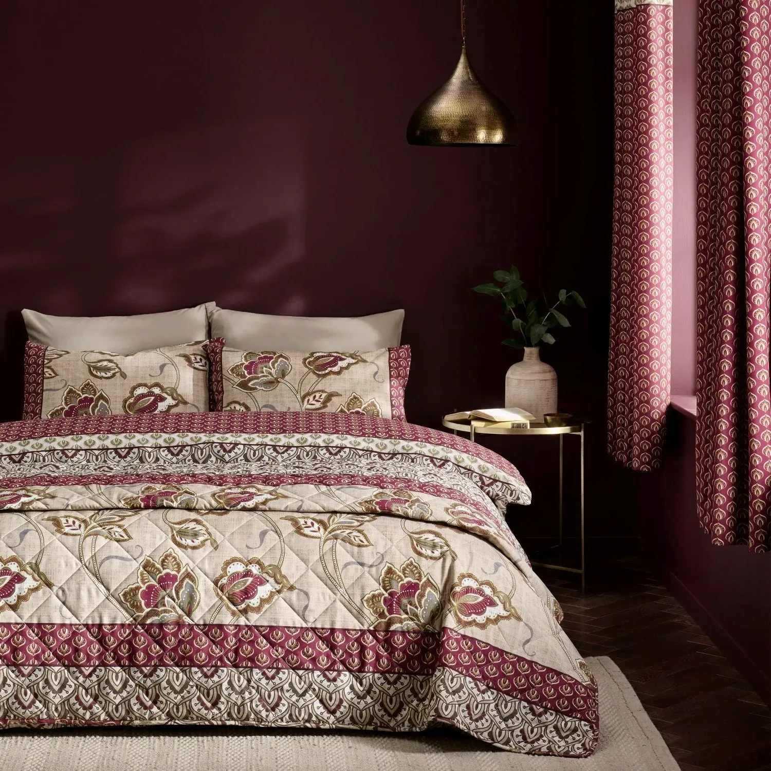 King Size Duvet Set Reversible - Multi, Cotton