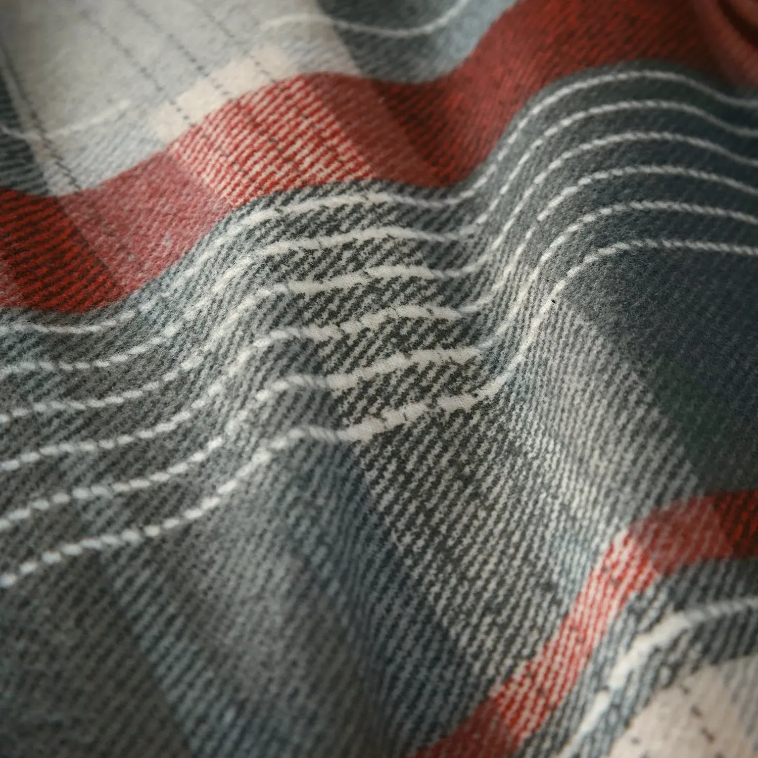 King Size Duvet Set Reversible - Red, Cotton