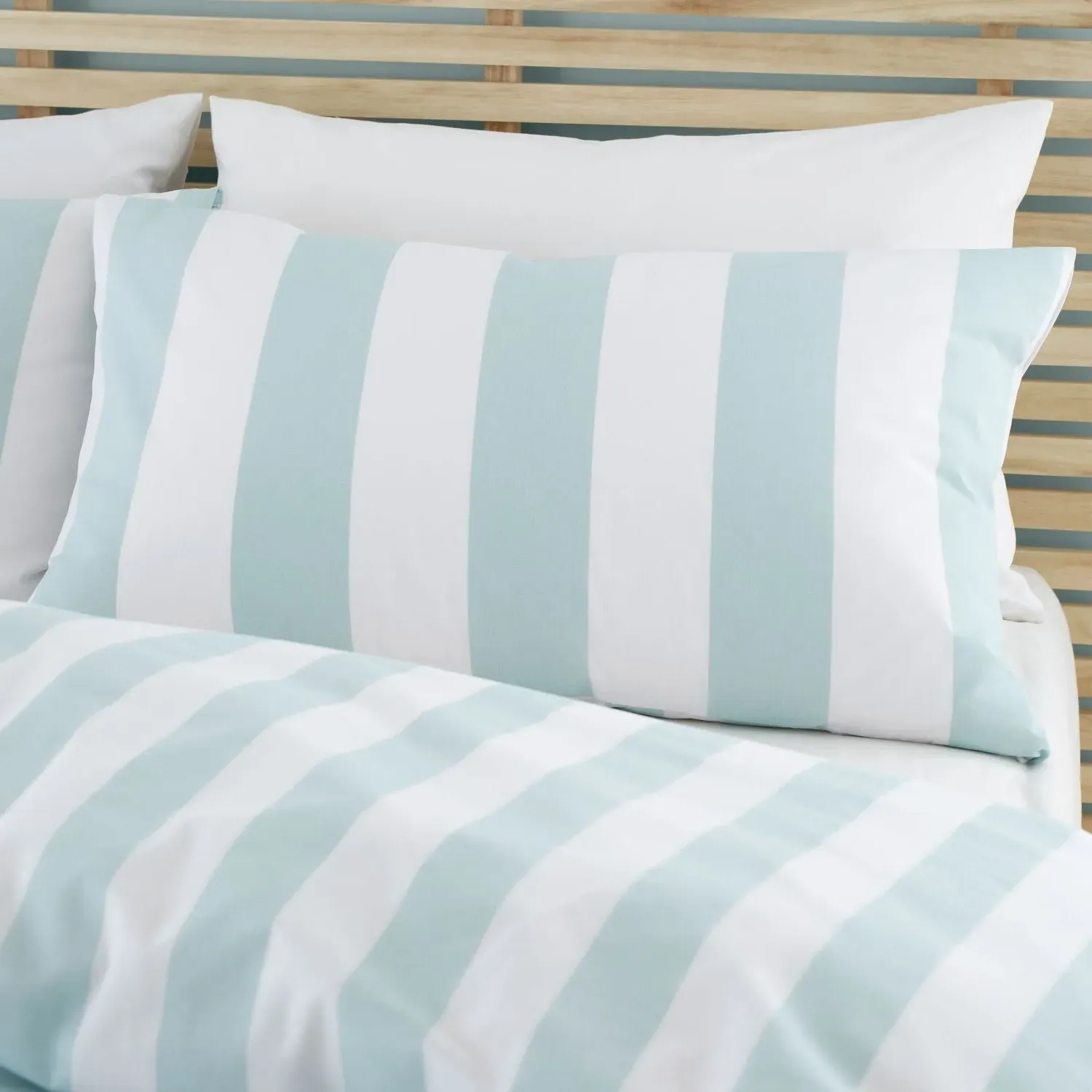 King Size Duvet Set Reversible - Seafoam Blue