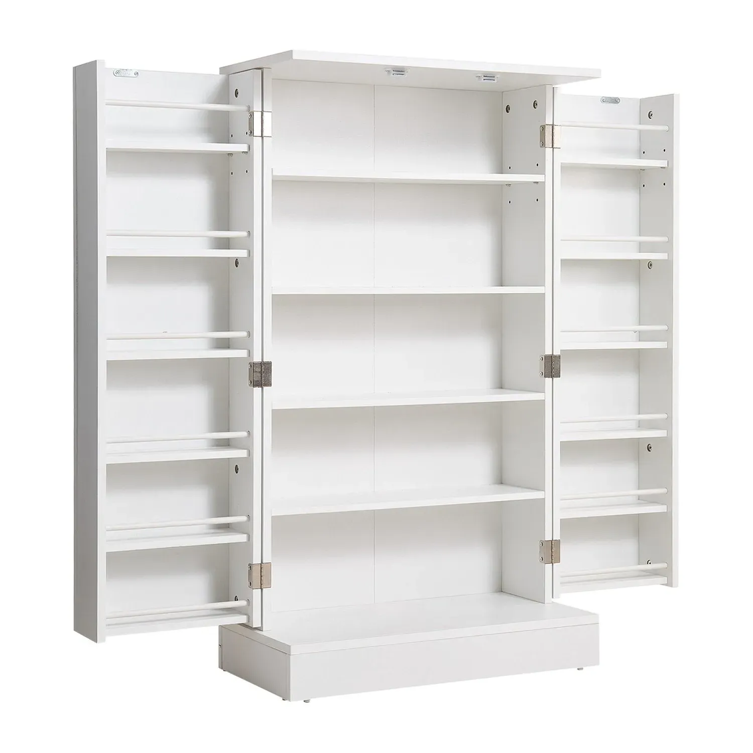 Kitchen Pantry Cabinet with 5 Shelves - White by Julian Charles, image 2