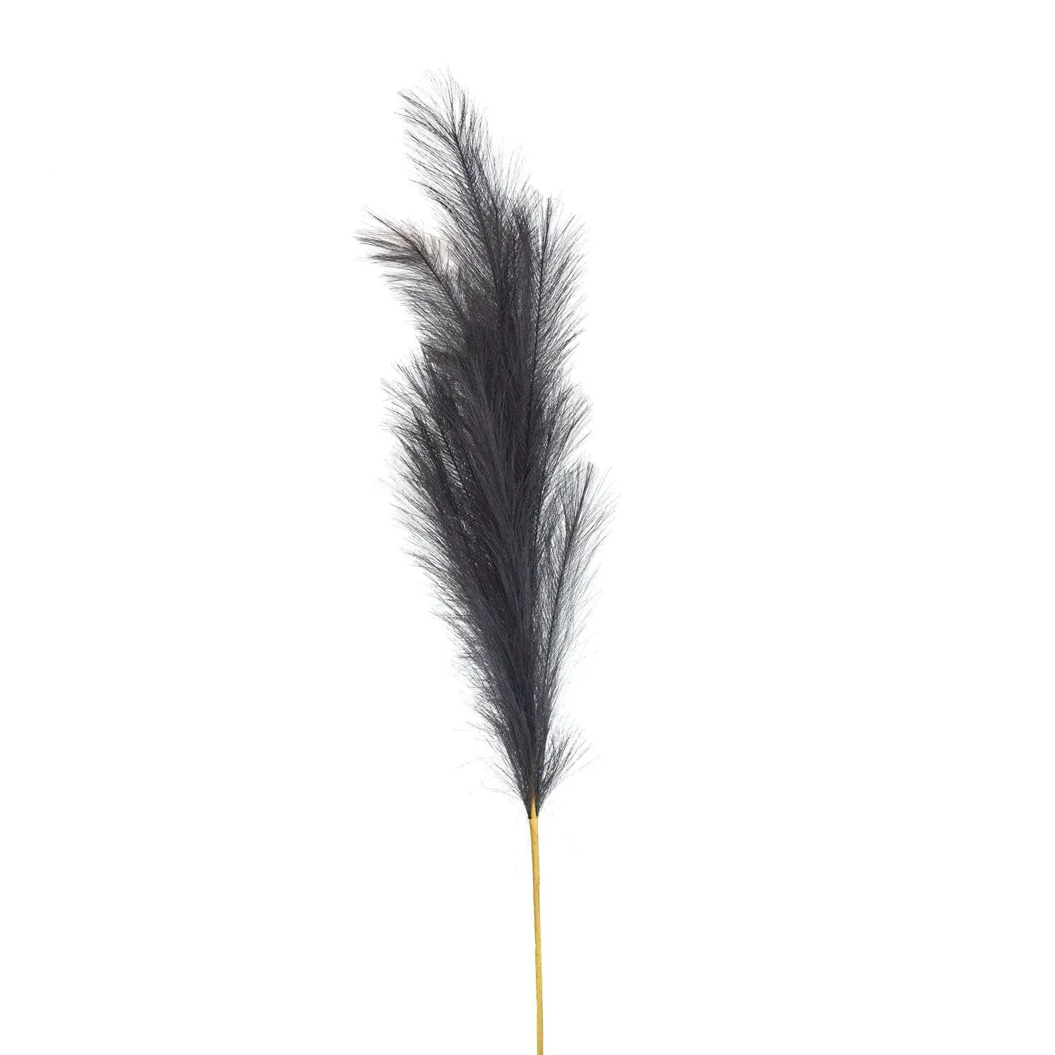 Large Faux Pampas Grass Stem - Grey