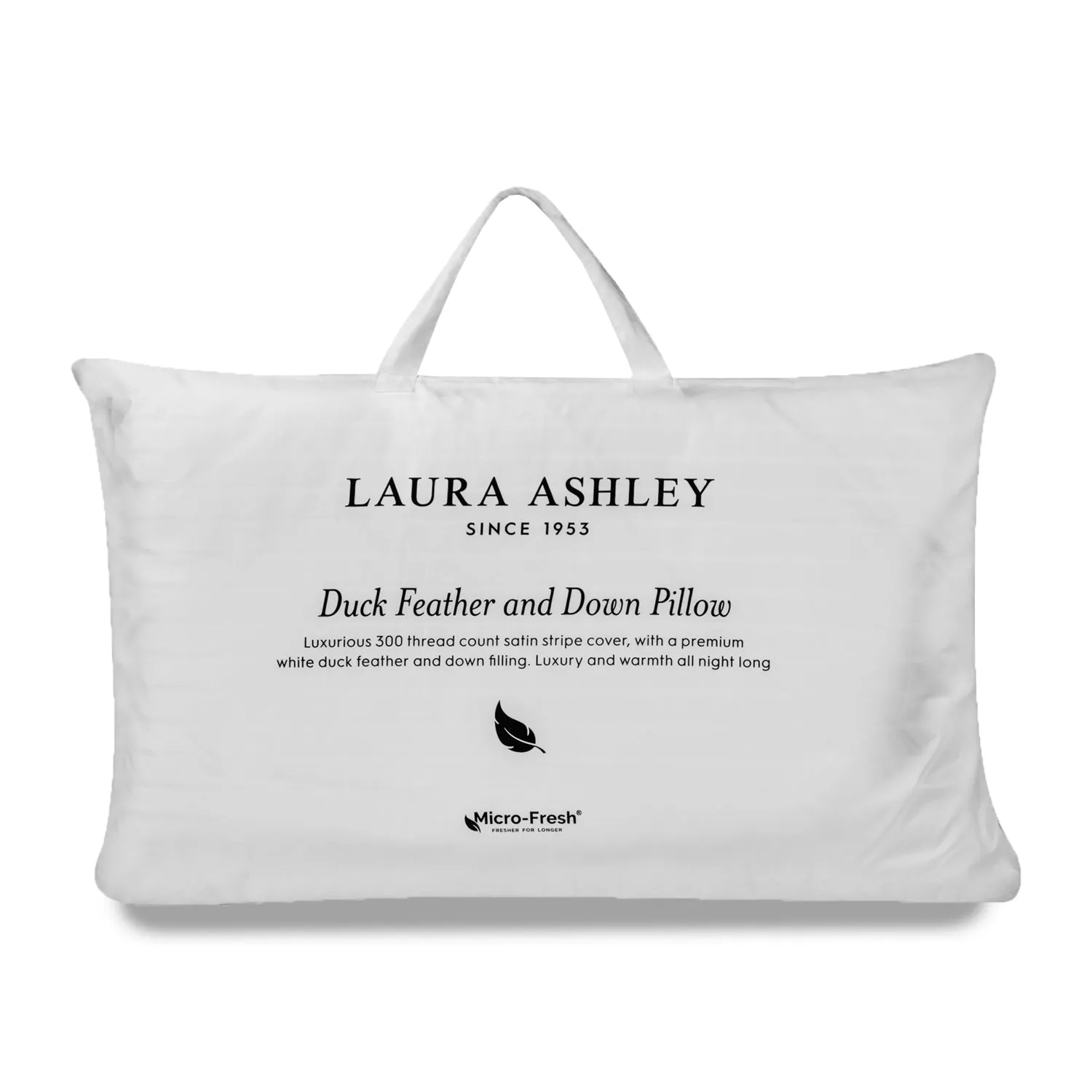 Laura Ashley Duck Feather and Down Pillow - White alternate view