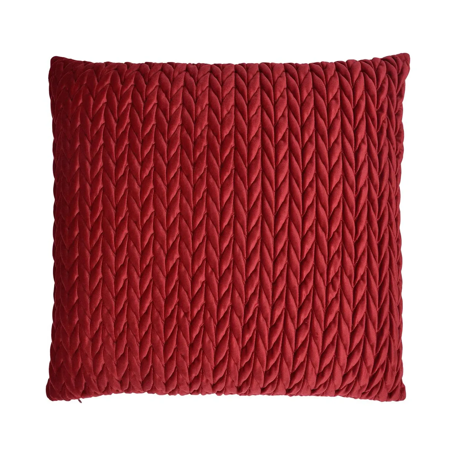 Laurence Llewelyn-Bowen Amory Square Cushion - Claret, Velvet product