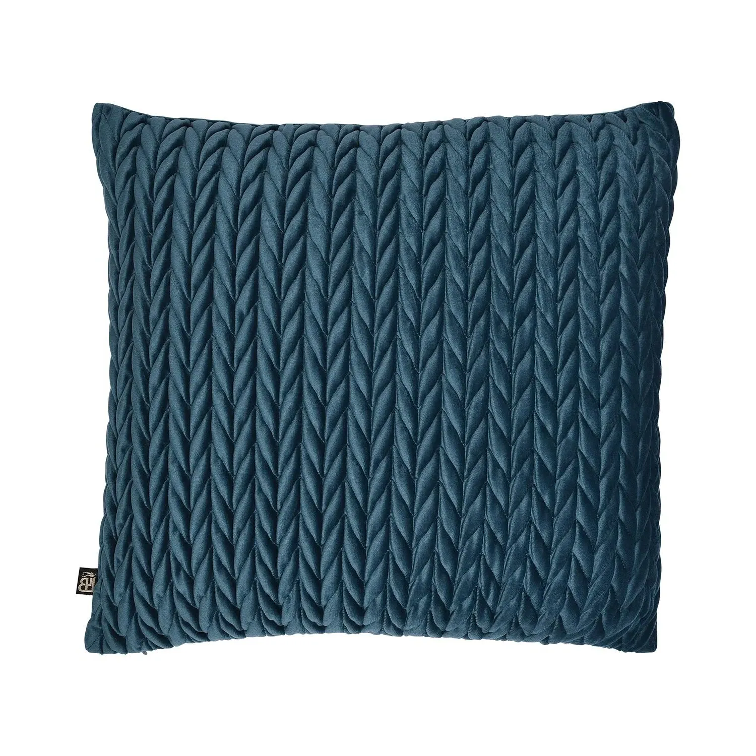 Laurence Llewelyn-Bowen Amory Square Cushion - Teal, Velvet product