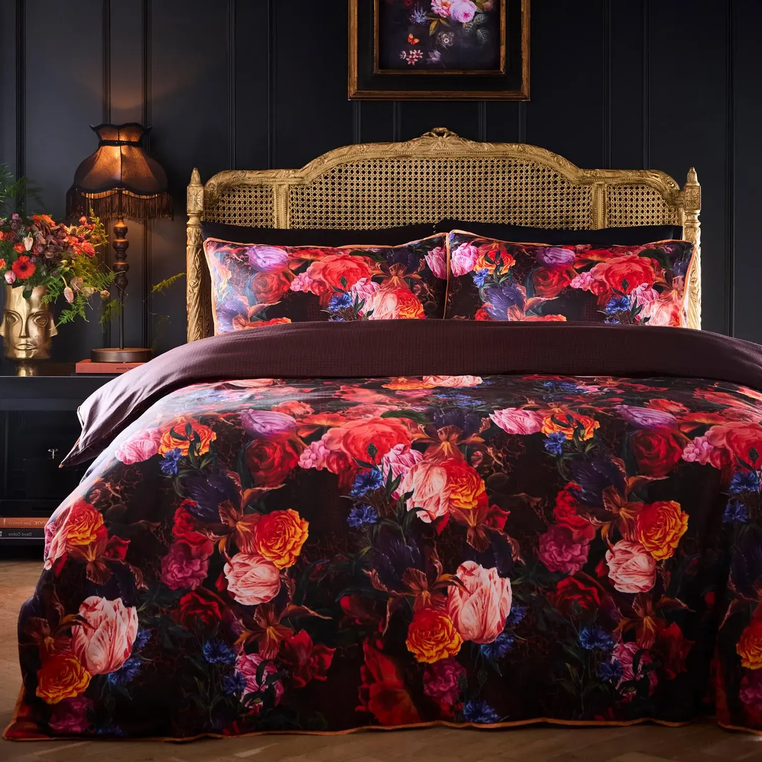 Laurence Llewelyn-Bowen Grande Chintz Super King Duvet Set - Multi, Cotton Sateen by Julian Charles