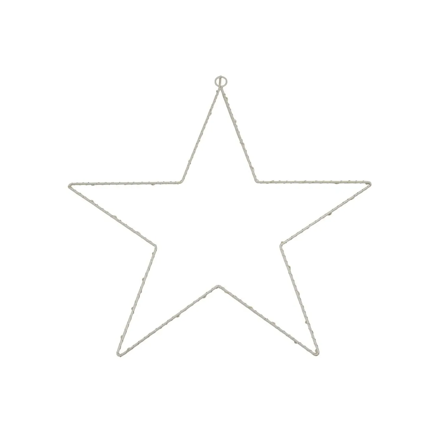 LED Hanging Wire Star Wall Light - White alternate view