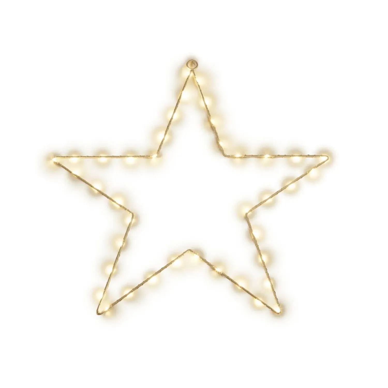 LED Hanging Wire Star Wall Light - White product