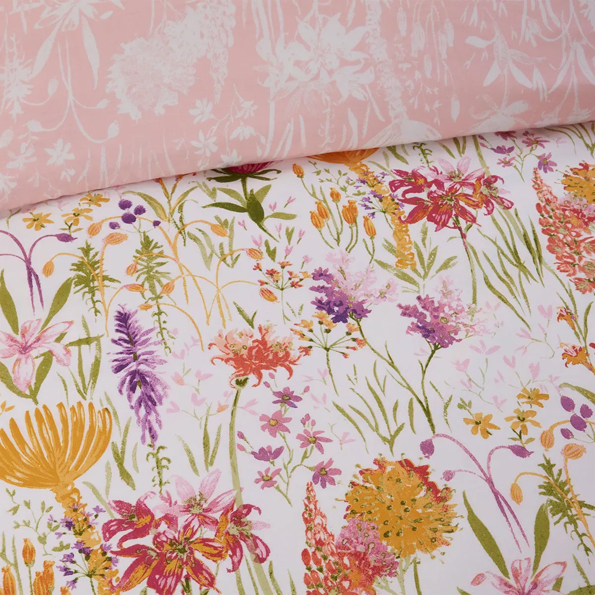 Lily Single Duvet Set - Floral, Polycotton alternate view