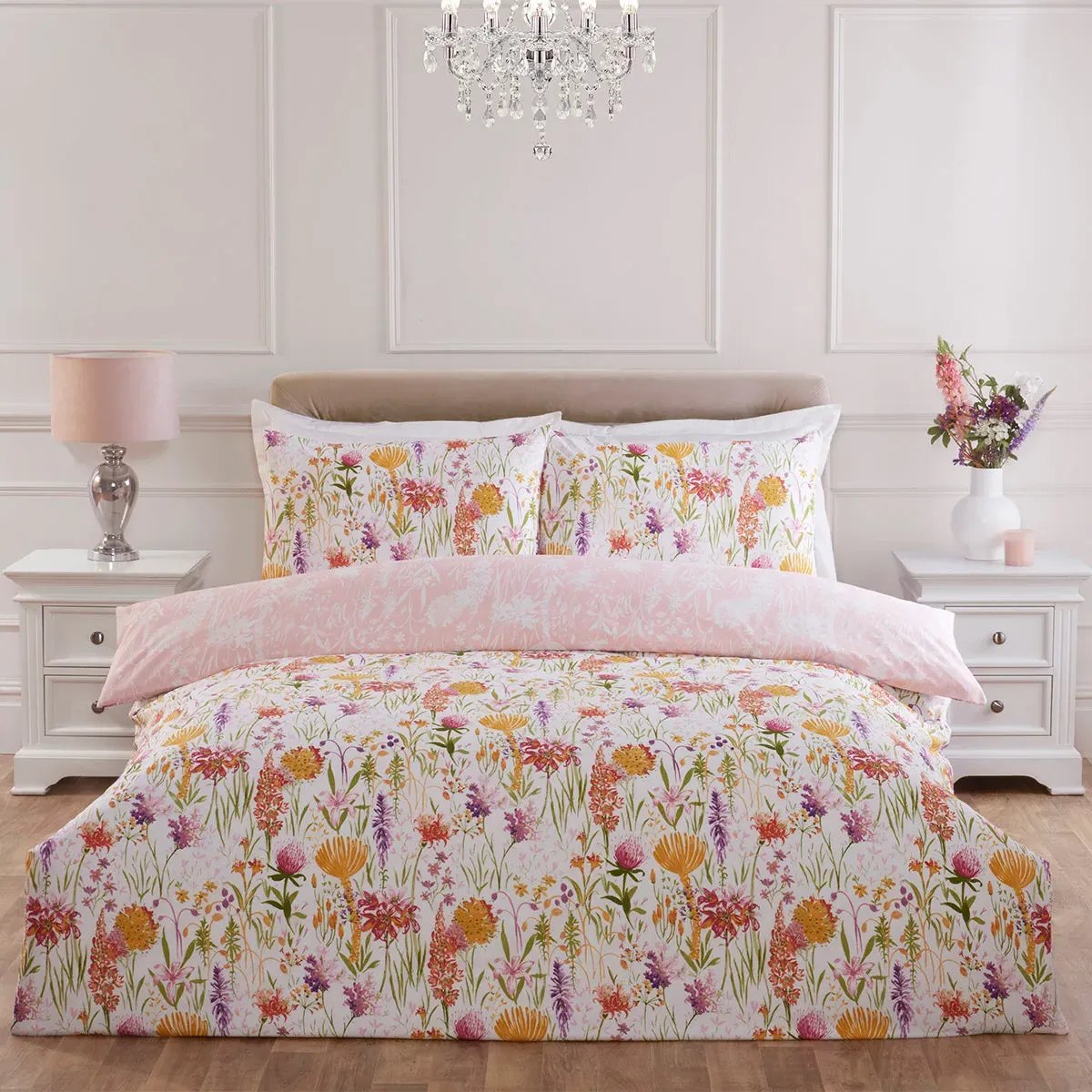 Lily Single Duvet Set - Floral, Polycotton product