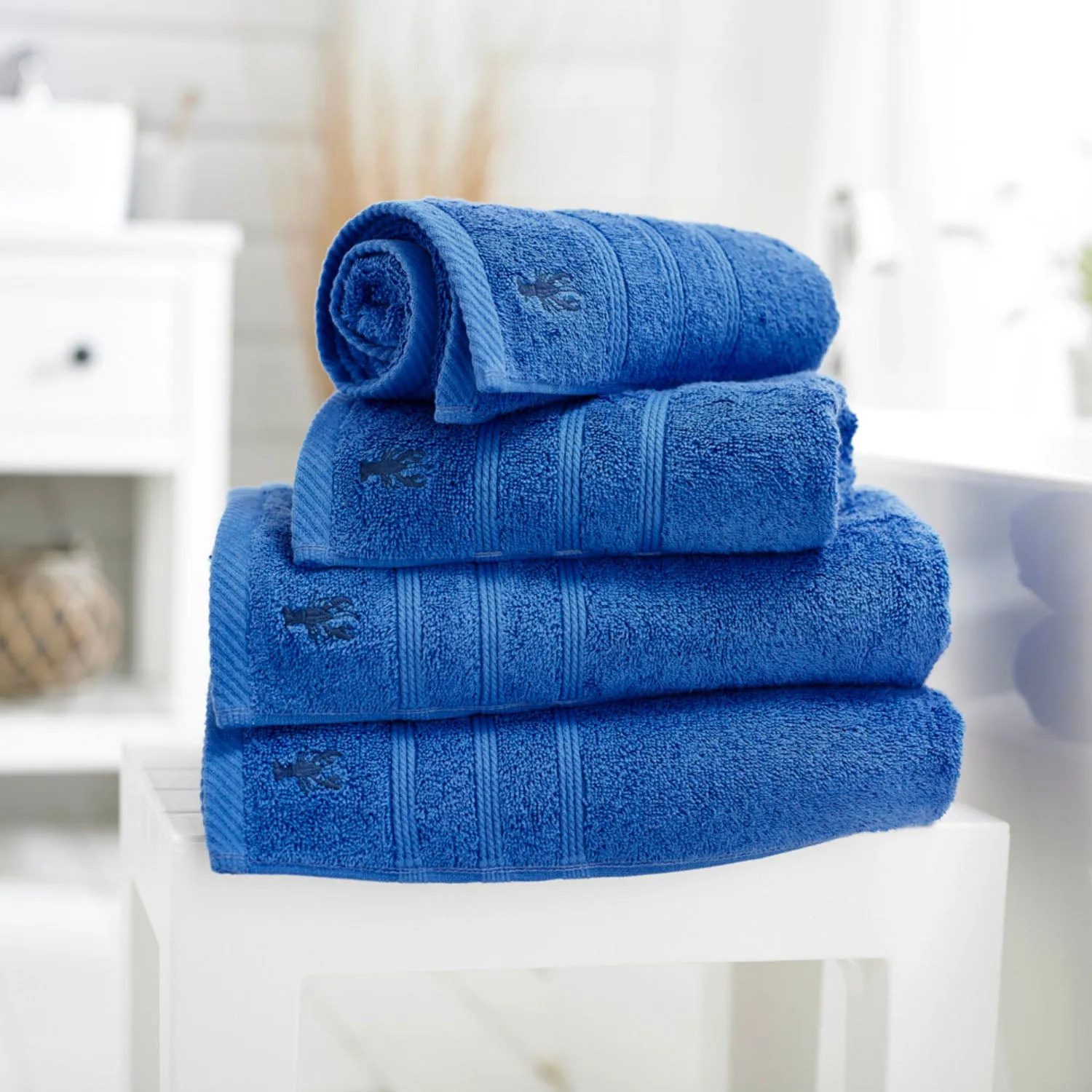 Hand Towel Kaleidoscope - Royal Blue, Cotton product