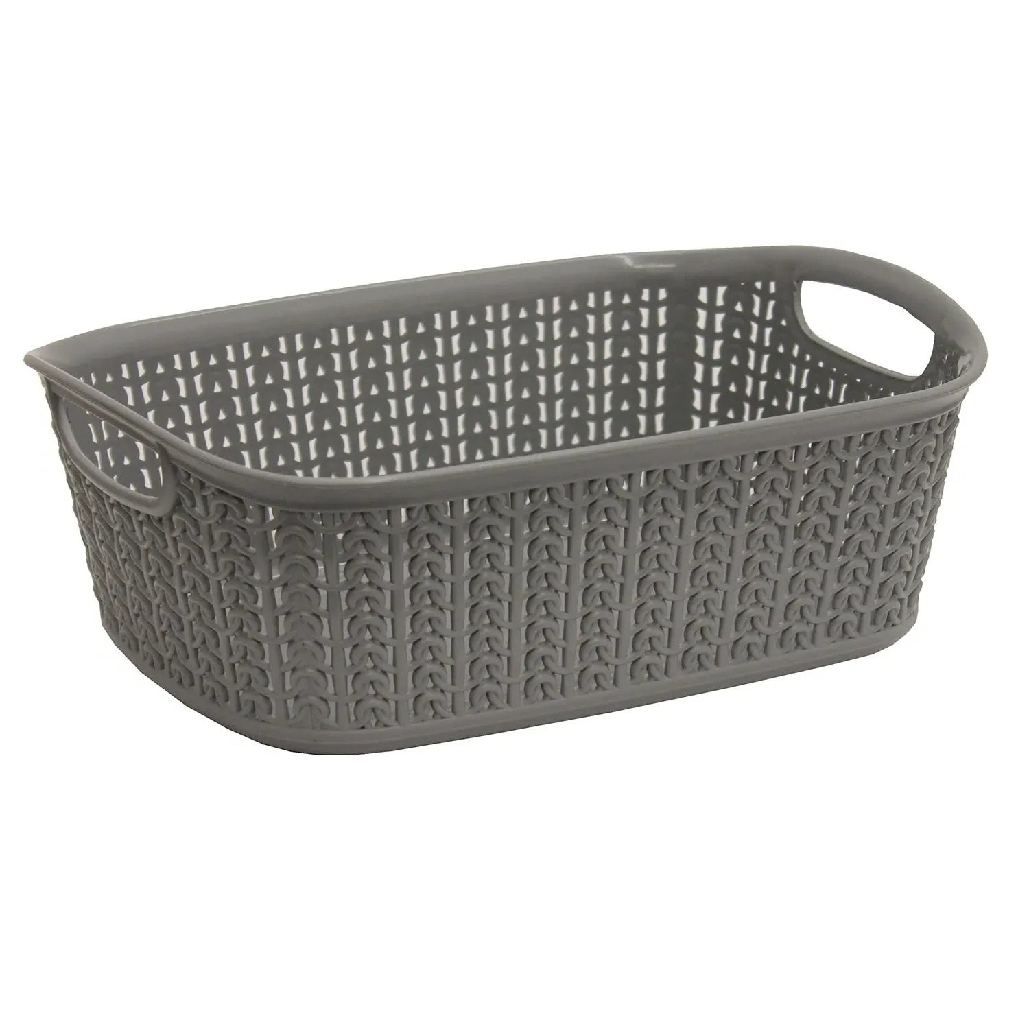 Loop 3L Rectangular Storage Basket - Grey product