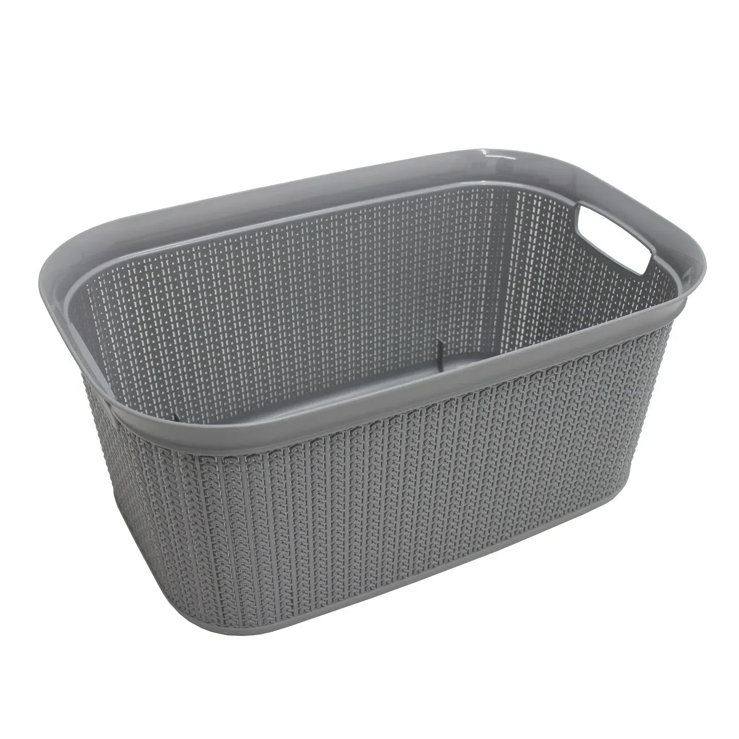 Loop Rectangular Laundry Basket 38L - Grey product