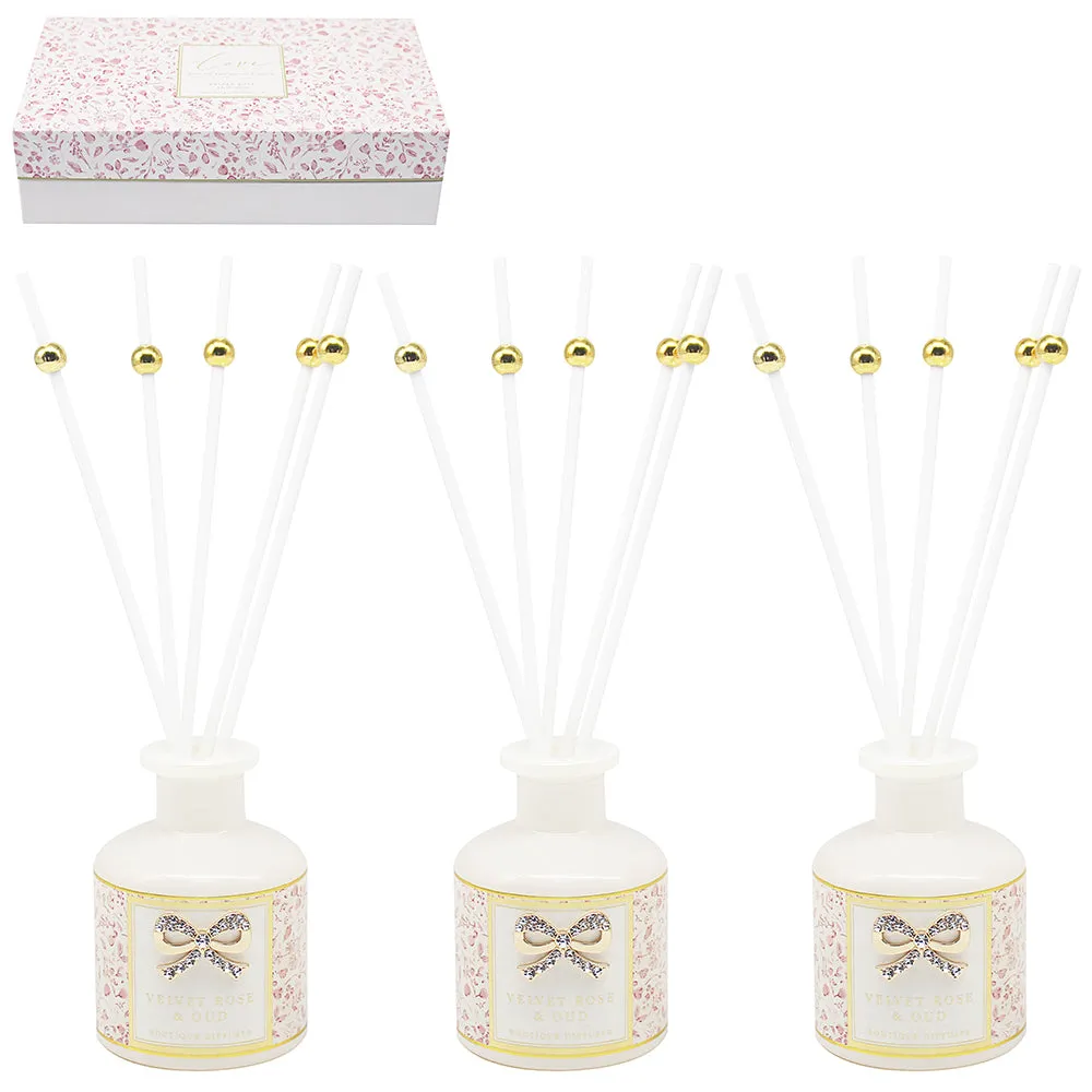 Love You To The Moon & Back Set of 3 Ornate Diffusers - Multi product