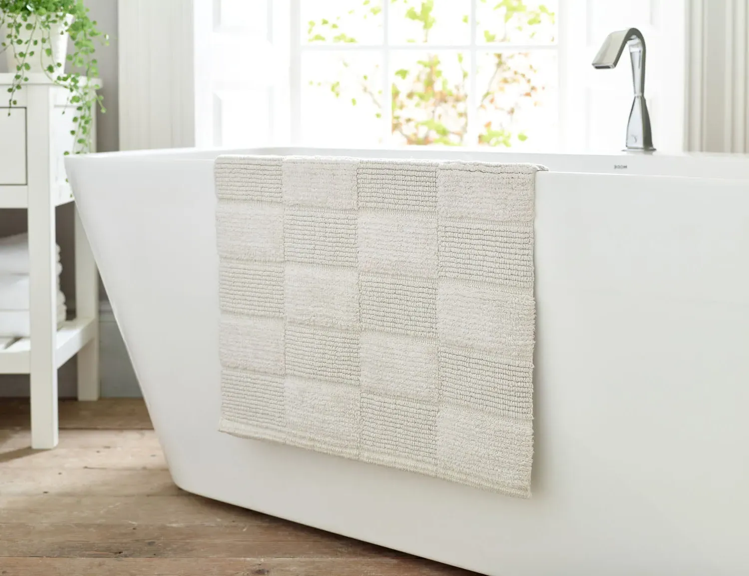 Lyndon Company Egyptian Spa Bath Mat - Grey, Egyptian Cotton product