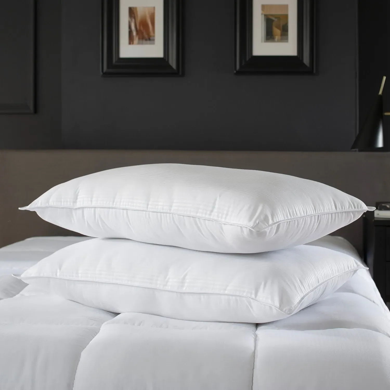 Lyndon Company Premium Hotel Pillow Pair - White by Julian Charles, image 2