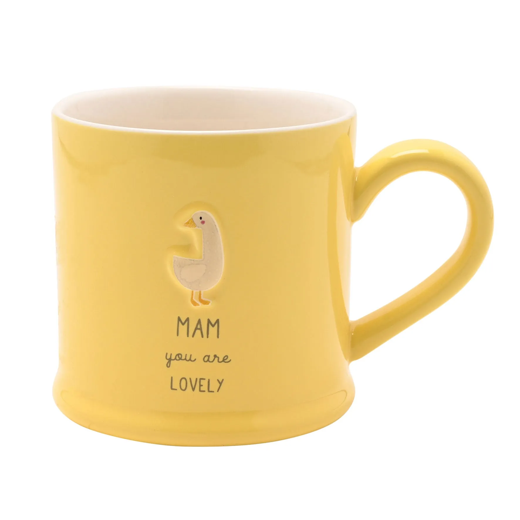 Mam Embossed Mug - Yellow product