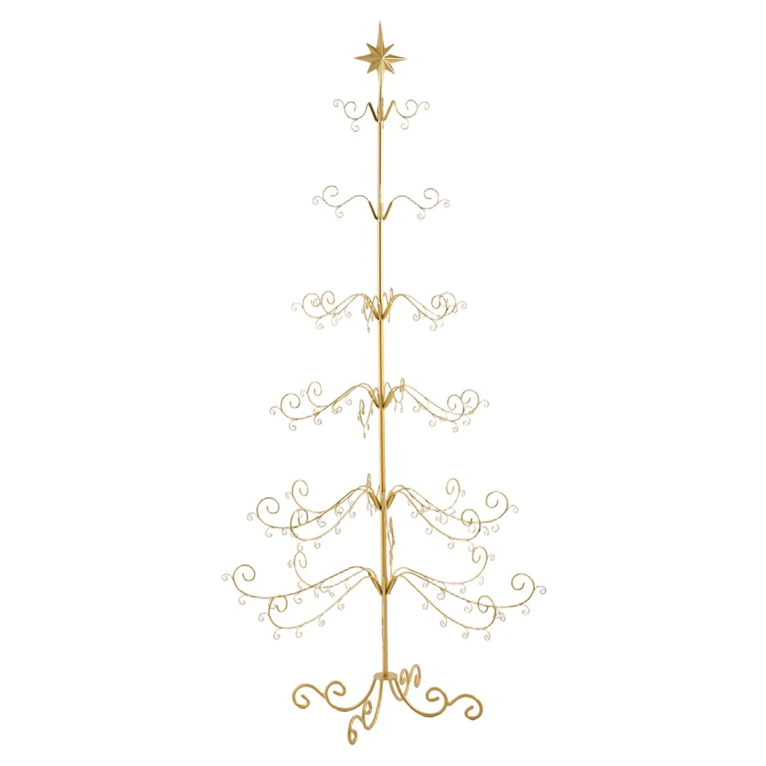 Metal Christmas Ornament Display Stand 180cm - Gold by Julian Charles, image 2
