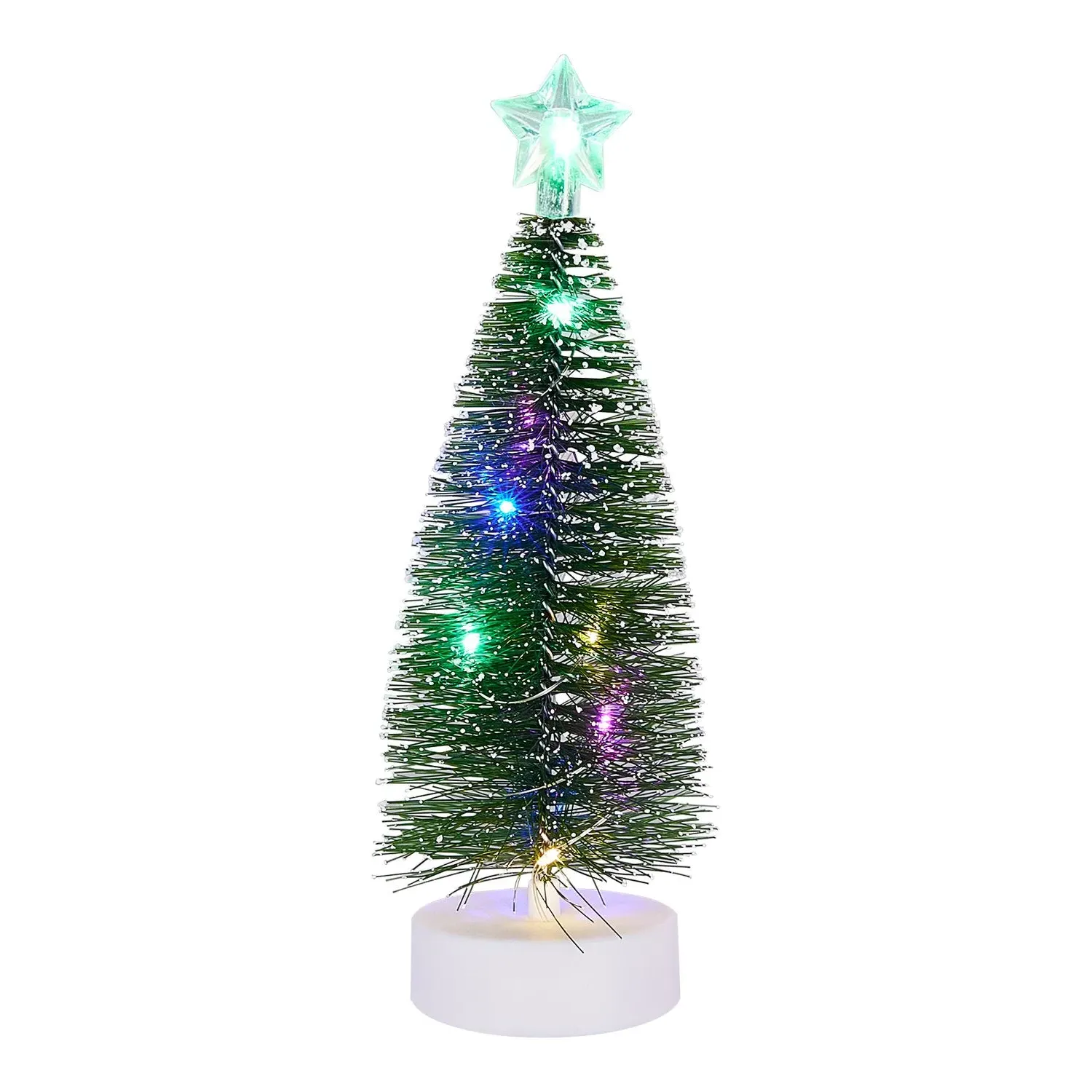 Mini LED Christmas Trees 3 Pack - Green by Julian Charles