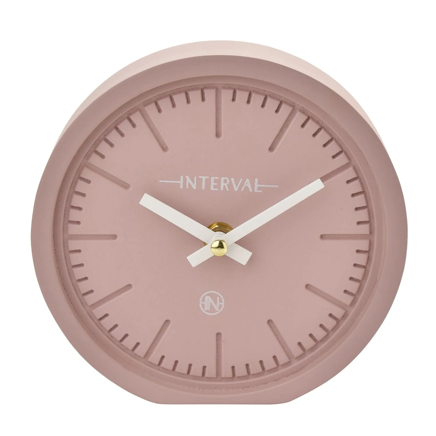 Minimalist Desk Clock - Pink, MDF