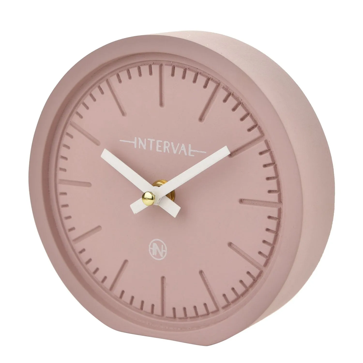 Minimalist Desk Clock - Pink, MDF