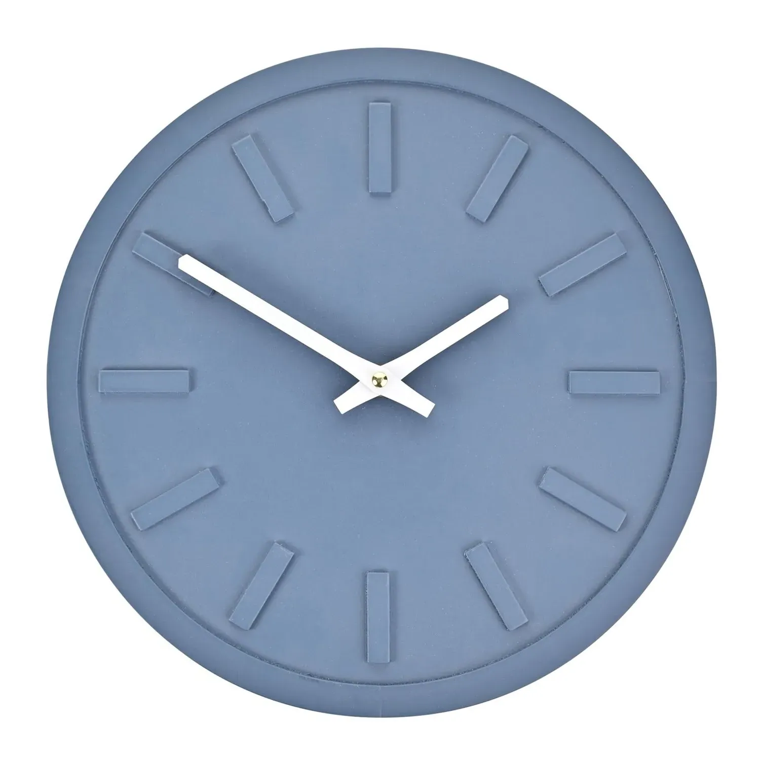 Minimalist Wall Clock - Navy, MDF