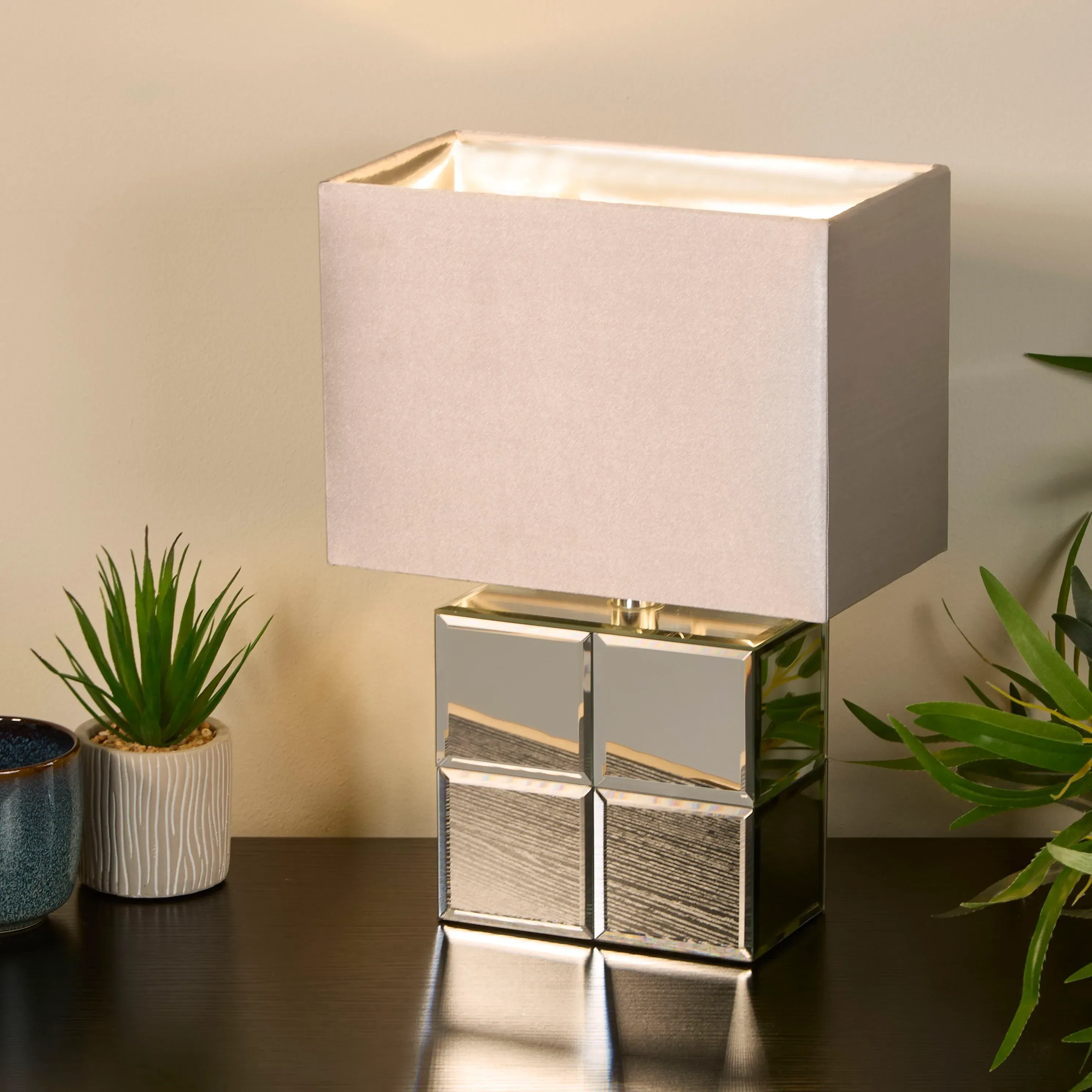 Mirro Cube Table Lamp - Clear product