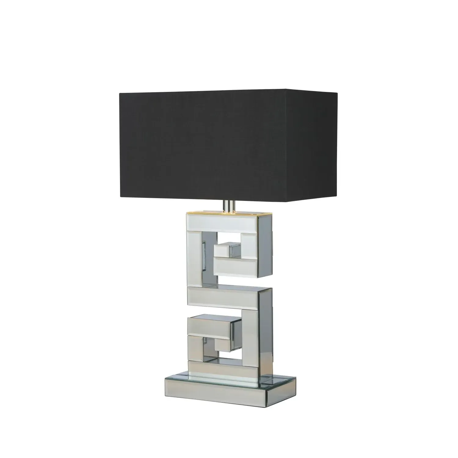 Mirror Table Lamp with Shade - Grey product
