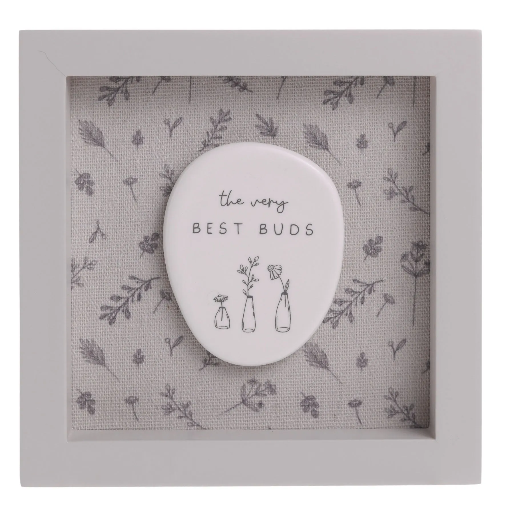 Moments Best Buds Framed Plaque - White product