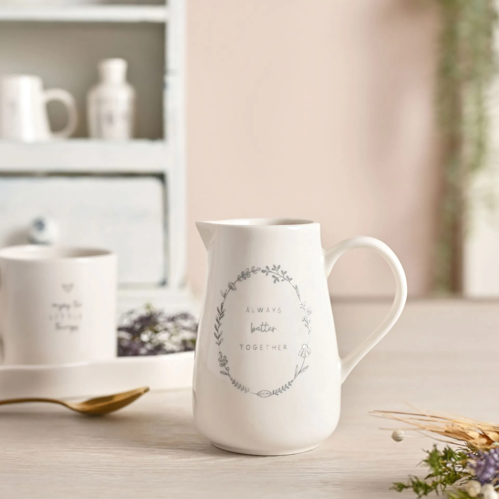 Moments Decorative Jug - White alternate view