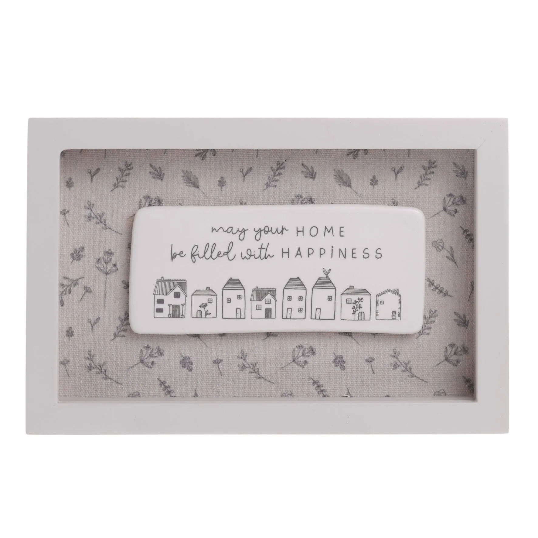 Moments Framed Plaque - White product
