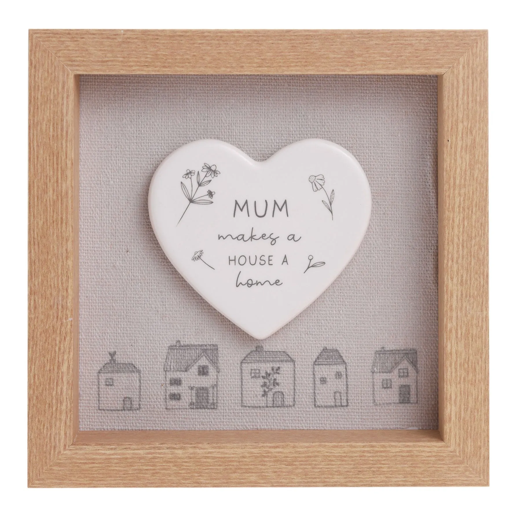 Moments Framed Plaque - White product