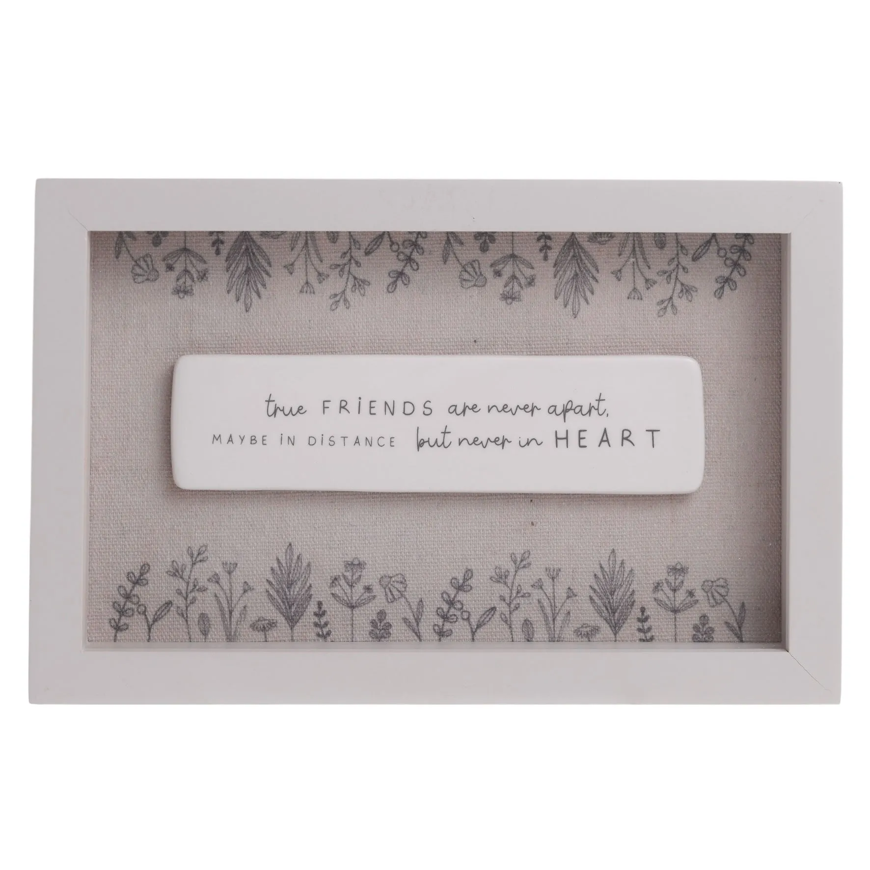 Moments Friends Framed Plaque - White product
