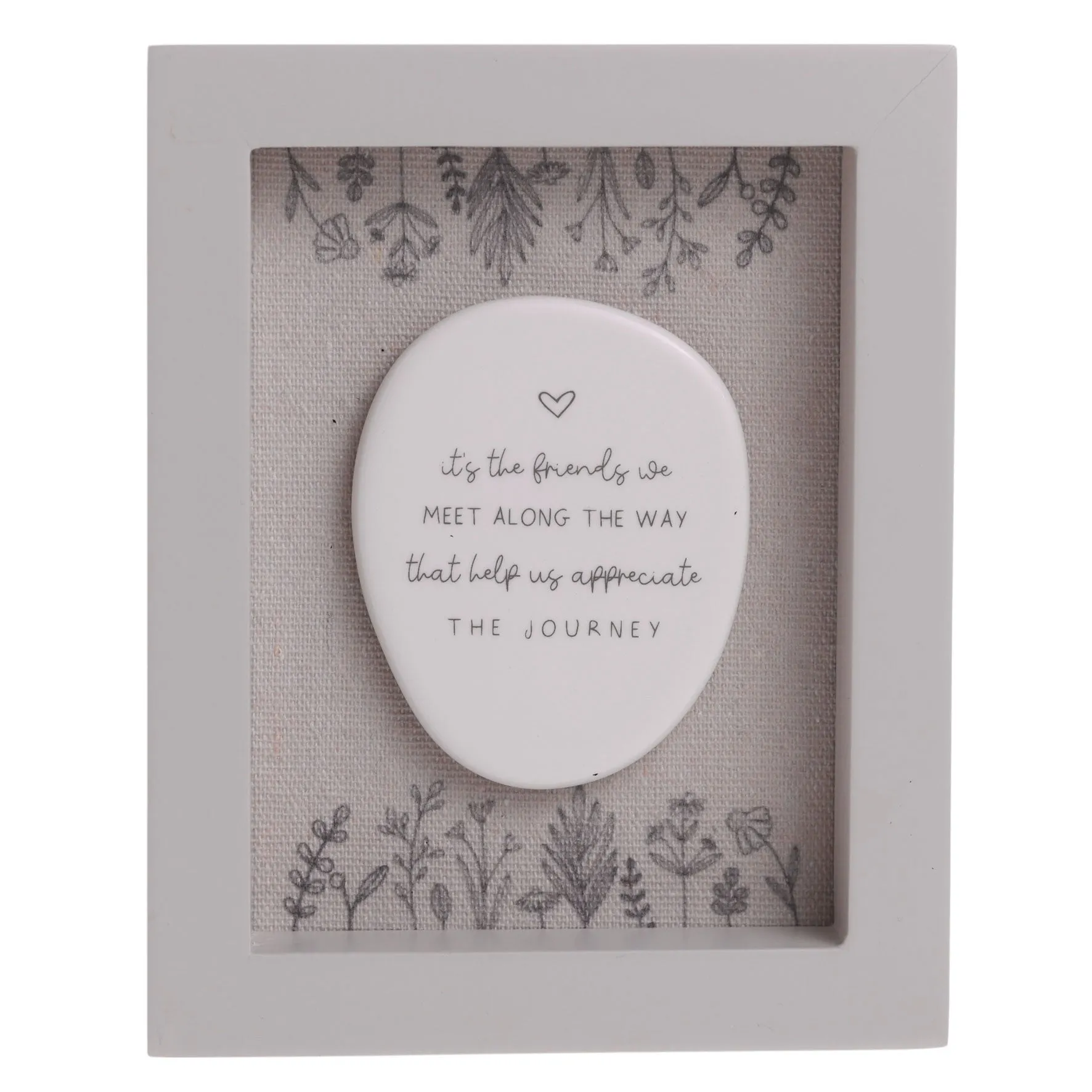 Moments Friends Journey Framed Plaque - Grey product