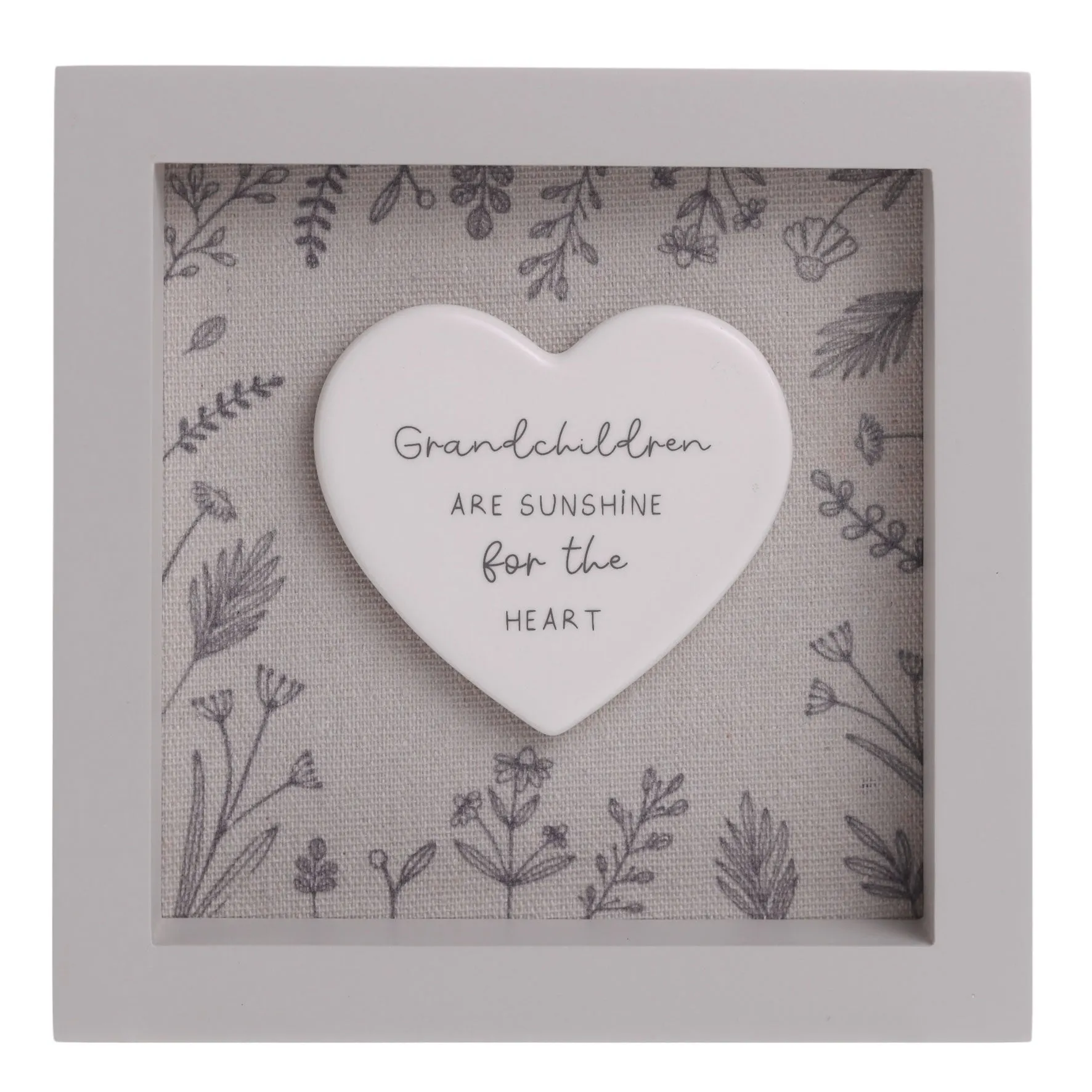 Moments Grandchildren Framed Plaque - White product