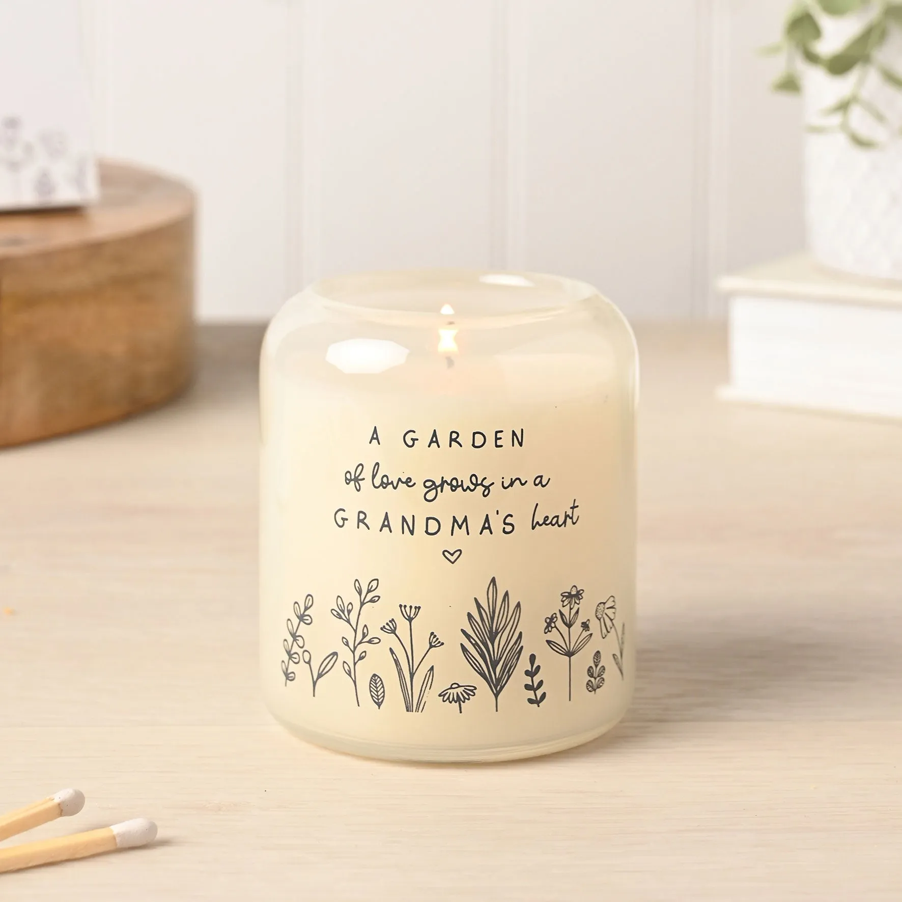 Moments Grandma Candle - Cream alternate view