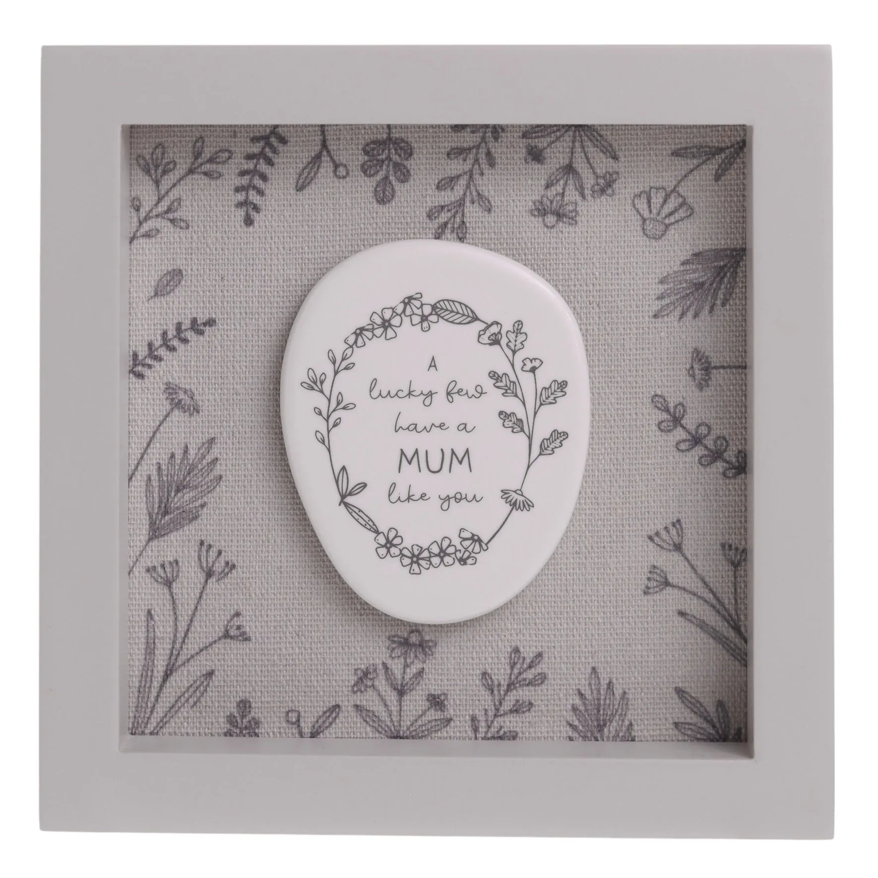 Moments Lucky To Have A Mum Framed Plaque - Brown product