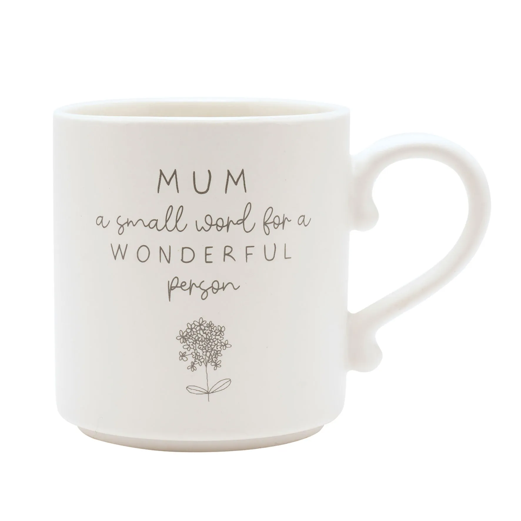 Moments Mug with Inside Words Mum - White product