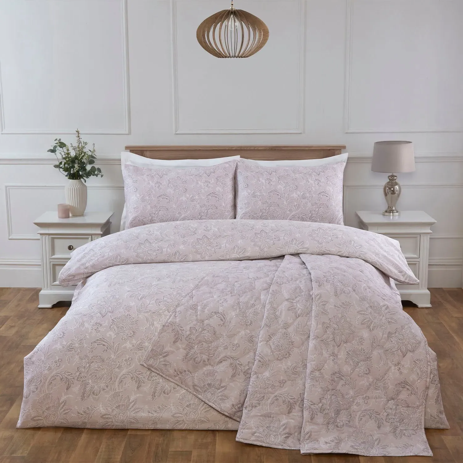 Monroe Single Duvet Set - Natural, 100% Cotton product