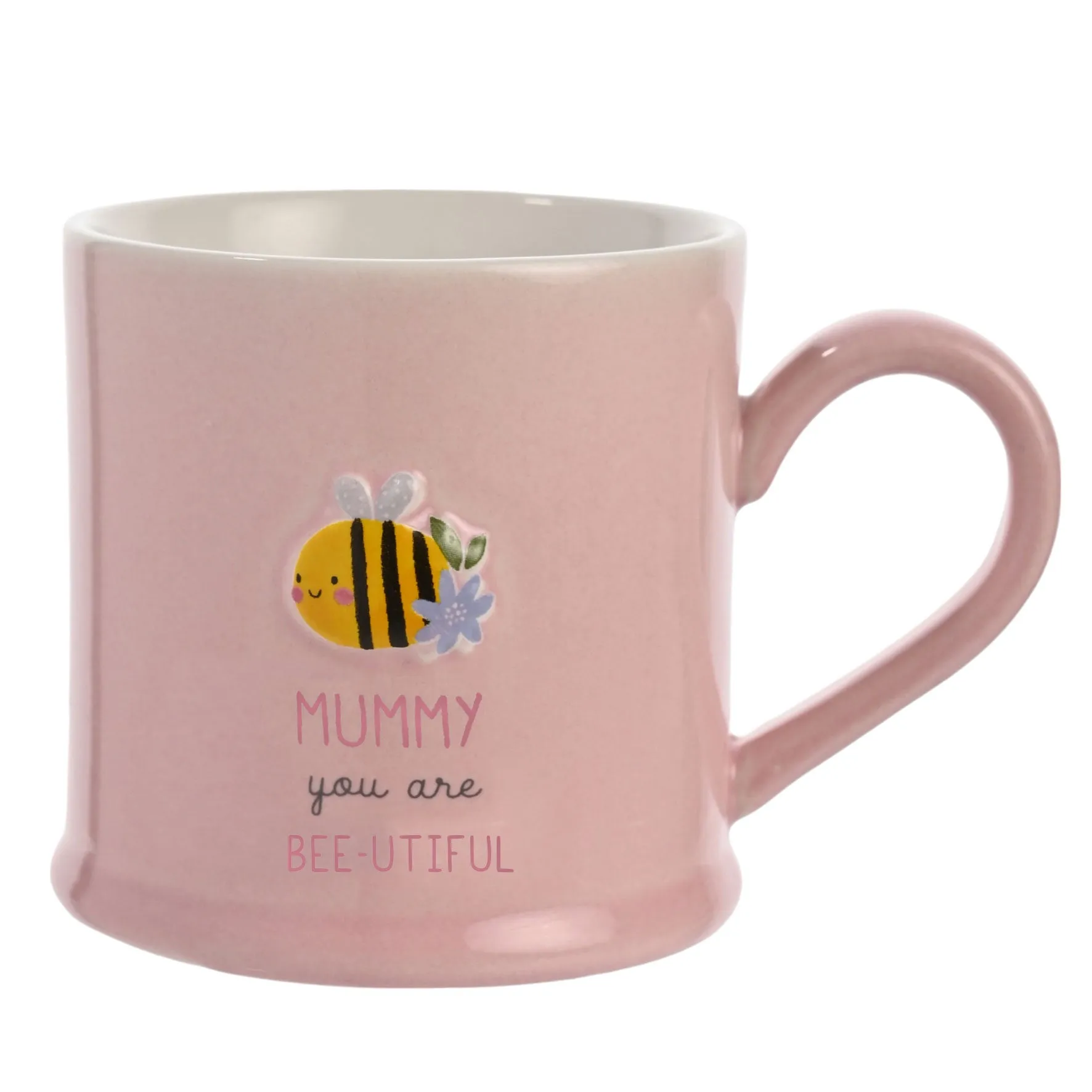 Mummy Embossed Mug - White product