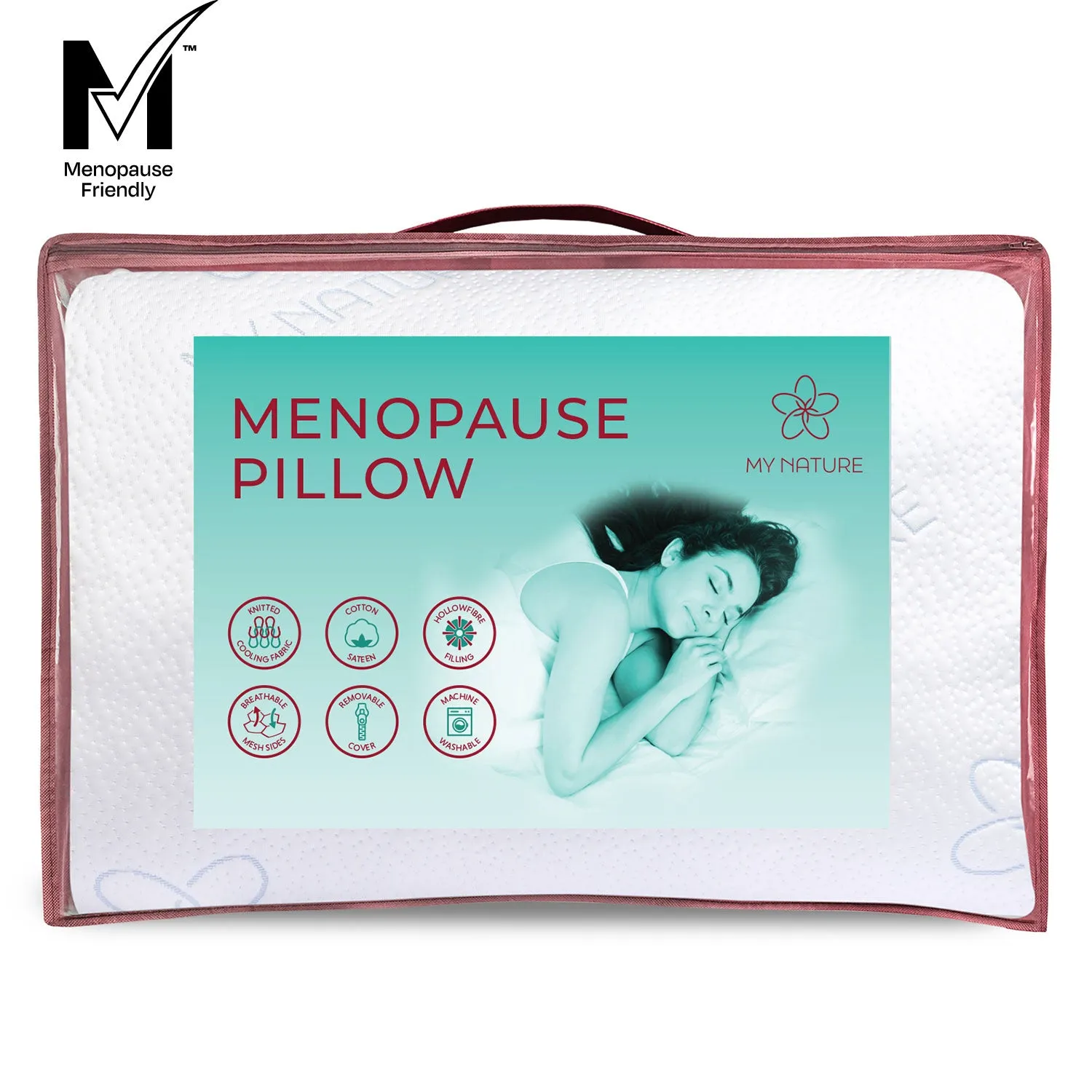 My Nature Menopause Cooling Pillow - White product